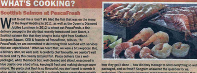 What's Cooking Scottish Salmon at PescaFresh
